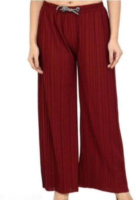 Eminent Enterprise Relaxed Women Maroon Trousers