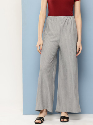 Aarika Regular Fit Women Grey Trousers