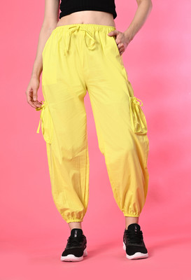 FUNDAY FASHION Regular Fit Women Yellow Trousers
