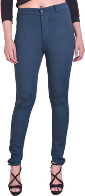 FCK-3 Slim Fit Women Blue Trousers