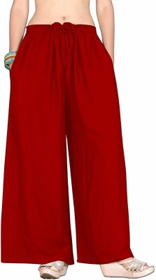 Boutique Ever Flared Women Red Trousers