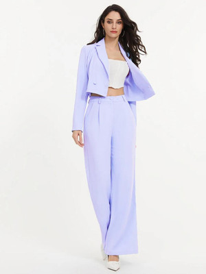 KOTTY Regular Fit Women Purple Trousers