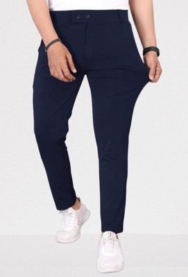 Nitya TrackP Regular Fit Men Blue Trousers