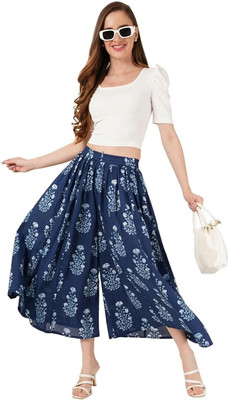 TQC Relaxed Women Blue Trousers