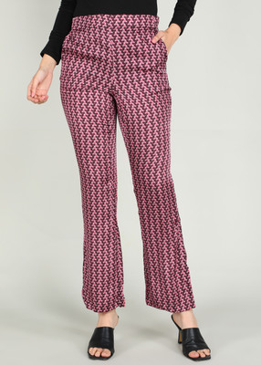 RAREISM Slim Fit Women Beige Trousers