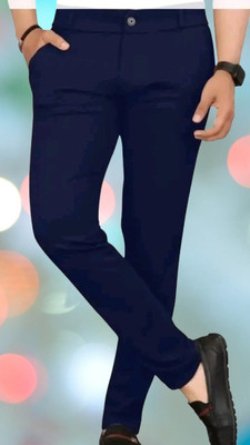 Nitya TrackP Regular Fit Men Blue Trousers