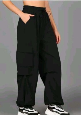 The Window Shop Loose Fit Girls Black Trousers