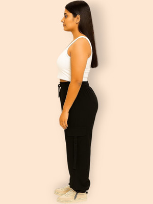 EpicDesigns Comfort Fit Women Black Trousers