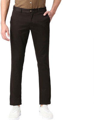 BASICS Tapered Men Brown Trousers