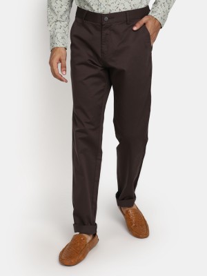 V-MART Slim Fit Men Brown, Brown Trousers