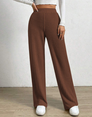 Selvia Relaxed Women Brown Trousers