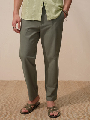 HIGHLANDER Relaxed Men Green Trousers