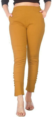 ATTIPATI Ankle Length Ethnic Wear Legging(Red, Solid)