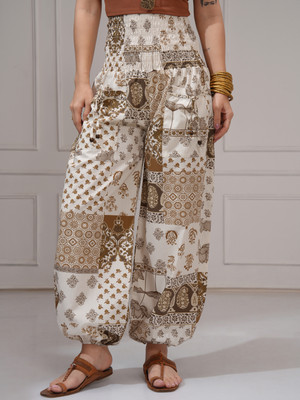 Vishudh Regular Fit Women Multicolor Trousers