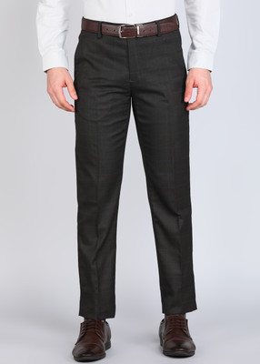 PETER ENGLAND Regular Fit Men Brown Trousers