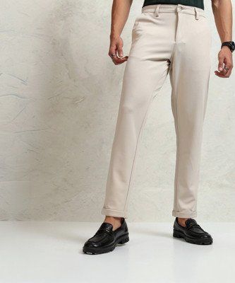 HIGHLANDER Regular Fit Men White Trousers
