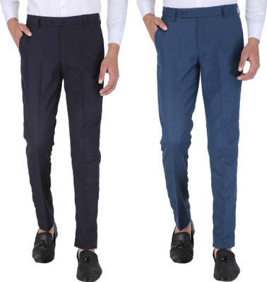 METRONAUT Slim Fit Men Multicolor Trousers