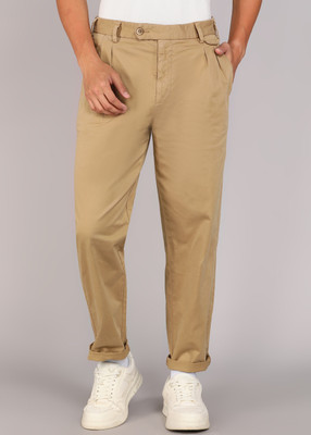 Louis Philippe Jeans Relaxed Men Khaki Trousers