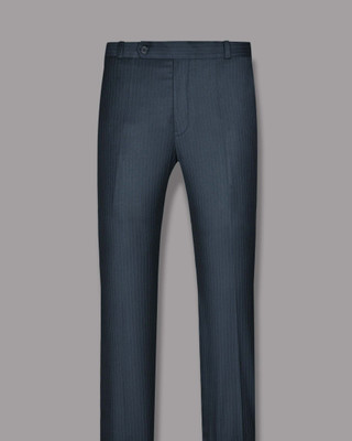 french crown Regular Fit Men Dark Blue Trousers