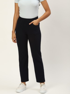 BRINNS Regular Fit Women Dark Blue Trousers