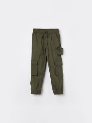 Fame Forever by Lifestyle Regular Fit Boys Green Trousers