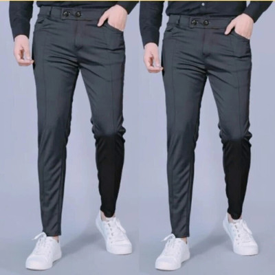 Rishi Traders Regular Fit Men Black Trousers