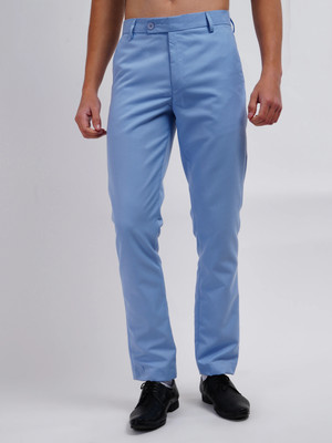 Kundan Regular Fit Men Light Blue Trousers