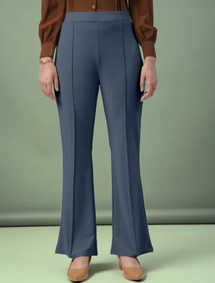 GUNVI TRENDZ Flared Women Blue Trousers