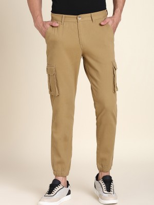 Dennis Lingo Slim Fit Men Khaki Trousers