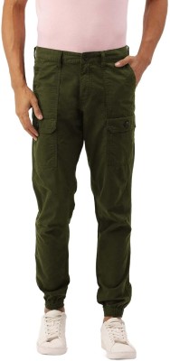 iVOC Regular Fit Men Green Trousers