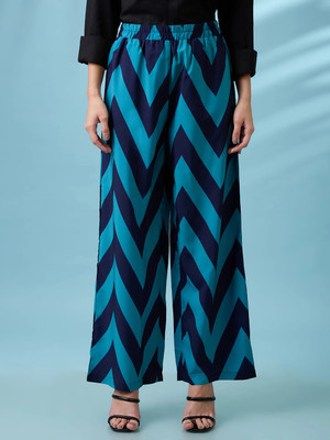 Globus Regular Fit Women Blue Trousers