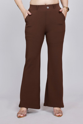 NORTHERN DENIM CO Regular Fit Women Brown Trousers