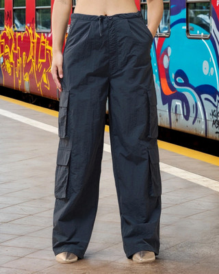 BEWAKOOF Relaxed Women Blue Trousers