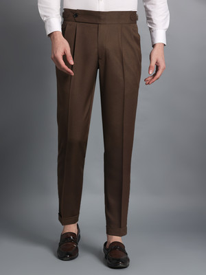 FASHIONEMPIRE Regular Fit Men Brown Trousers