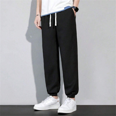 Dockstreet Loose Fit Men Black Trousers