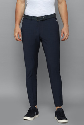 LOUIS PHILIPPE Slim Fit Men Dark Blue Trousers