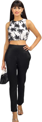 GALAD Straight Fit Women Black Trousers