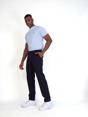 GORELAX Straight Fit Men Purple Trousers