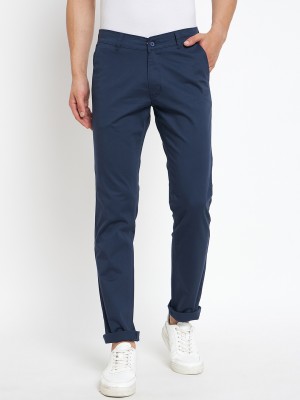 DUKE Slim Fit Men Blue Trousers