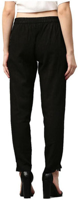 HouseOfCommon Regular Fit Women Black Trousers
