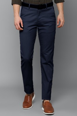 fineblu Slim Fit Men Dark Blue Trousers