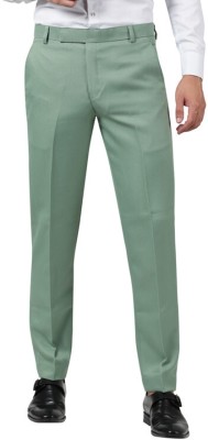 EASYLINE Regular Fit Men Green Trousers