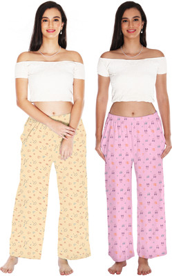 Digsel Coll Cotton Loose Fit Women Multicolor Trousers