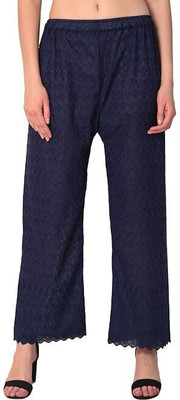 ANURUPAM FASHION Flared Women Dark Blue Trousers