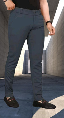 Nk staylish Regular Fit Men Grey Trousers