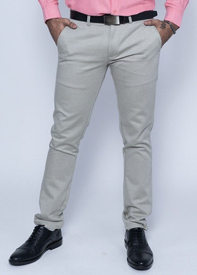 Nanzi Regular Fit Men Grey Trousers