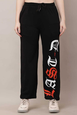 raushiongarment Loose Fit Women Black Trousers
