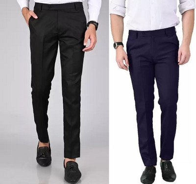 rishi Regular Fit Men Multicolor Trousers