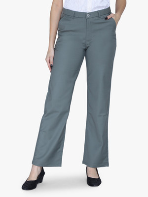FCK-3 Relaxed Women Dark Green Trousers