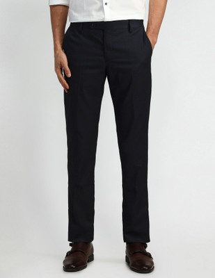 ARROW Regular Fit Men Blue Trousers